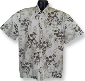 Traditional Sage Green Hawaiian Shirt